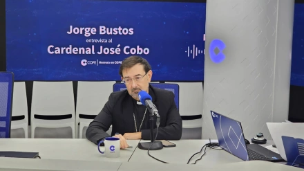 El cardenal José Cobo, en 'Herrera en COPE'