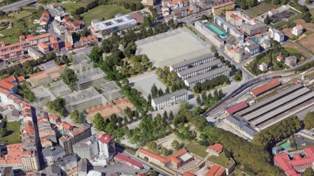 Recreación del proyecto de urbanización del Sánchez Aguilera en Ferrol