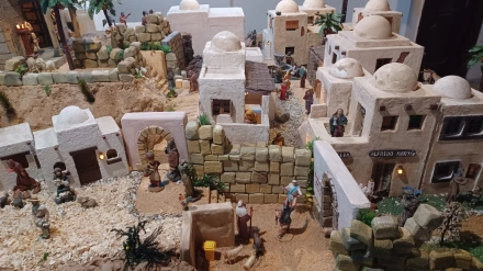 El belén de la Cofradía de la Merced de Ferrol