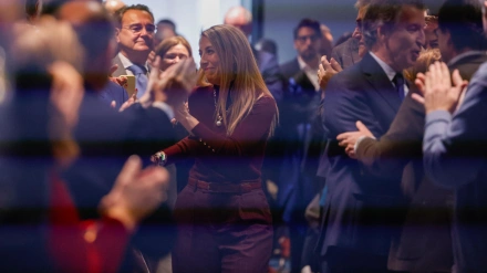 La presidenta en funciones de la Junta de Extremadura, María Guardiola