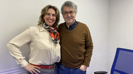 Cris y Andrés Trapiello