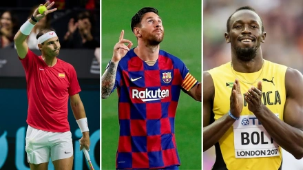 Rafa Nada, Leo Messi y Usain Bolt