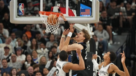 Los Jazz ganaron en San Antonio de la mano de Lauri Markkanen y Keyonta George.