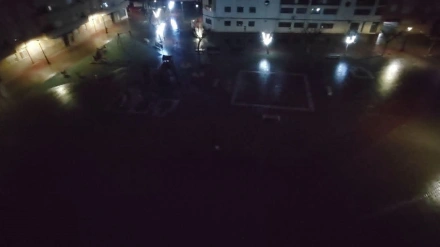 A oscuras en la zona