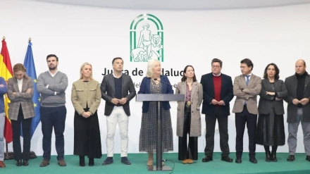 29/12/2025 Mercedes Colombo junto a los delegados territoriales de la Junta en Cádiz.POLITICA ESPAÑA EUROPA ANDALUCÍAJUNTA DE ANDALUCÍA