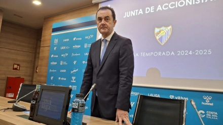 El administrador judicial del Málaga, José María Muñoz