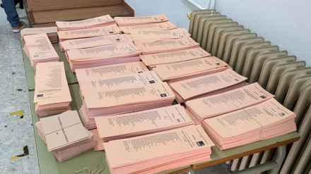 Papeletas de las últimas elecciones autonómicas en Extremadura