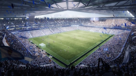 Imagen del proyecto de la Nueva Romareda