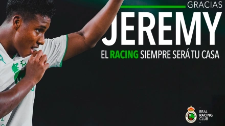 Jeremy Arévalo abandona el Racing de Santander