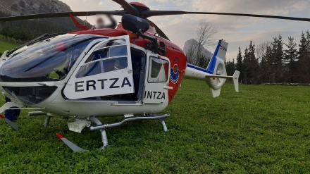 Helicóptero de la Ertzaintza