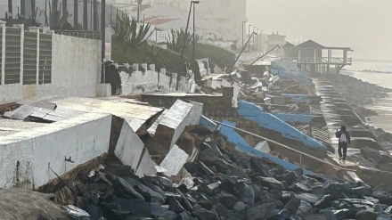 Destrozos en Matalascañas por la borrasca Francis.REMITIDA / HANDOUT por FOEFotografía remitida a medios de comunicación exclusivamente para ilustrar la noticia a la que hace referencia la imagen, y citando la procedencia de la imagen en la firma05/1/2026
