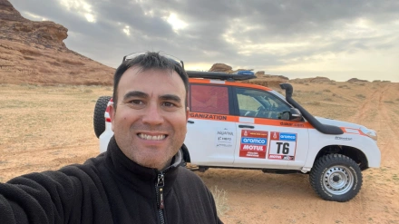 Un enfermero de Ciudad Real, el veterano ángel de la guarda del Rally Dakar: "No he podido ver la cara de mi familia recogiendo los regalos de los Reyes Magos