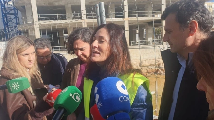 Visita a la obra de Calle Marconi en Cádiz