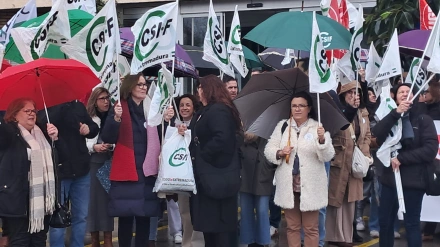 Protesta en el centro