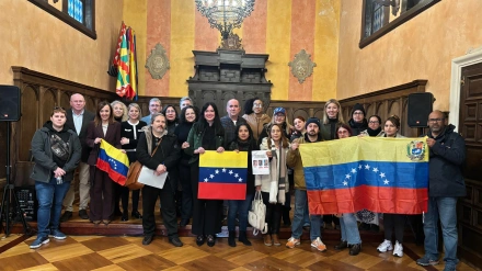 Delegación del pueblo Venezolano en el ayuntamiento de Huesca