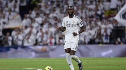 Antonio Rüdiger, durante un encuentro con el Real Madrid