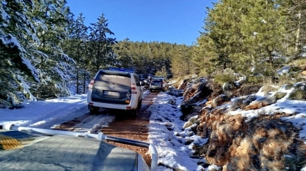 Operativo de rescate en la nieve