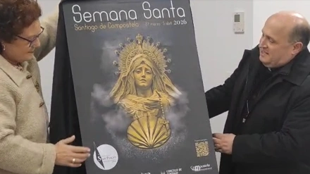 Presentación del cartel de la Semana Santa 2026 en Santiago