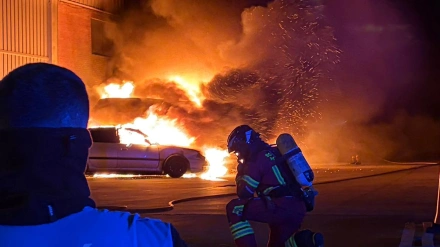Incendio en la calle Sevilla de Palencia
