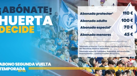 Precios del At Valladolid para la segunda vuelta