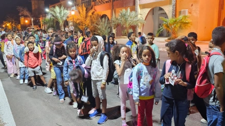 Niños saharauis del programa de vacaciones en España