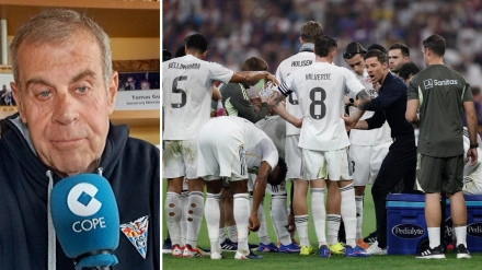 Tomás Guasch ironiza sobre los "brotes verdes" del Real Madrid tras perder la Supercopa