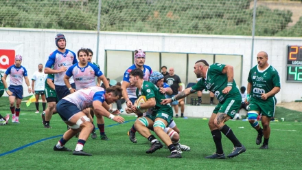 Jaén Rugby asalta Majadahonda con una defensa épica y se afianza en la quinta plaza