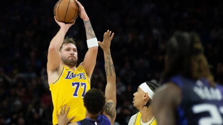 Luka Doncic, en el partido ante Sacramento