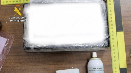 Droga incautada por la Guardia Civil en Cáceres