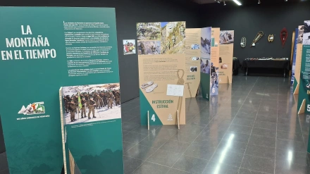 La exposición puede visitarse en el Centro Cultural Manuel Benito Moliner