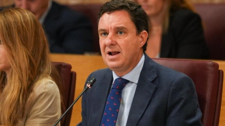 Juan de la Rosa, delegado de urbanismo, en el Pleno del Ayuntamiento de Sevilla