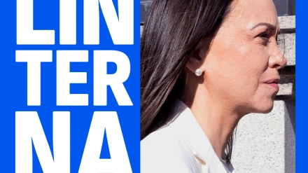 Corina Machado con Trump