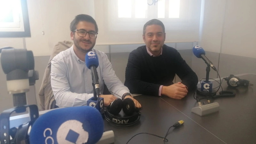 Pablo Romero Tello, autor del proyecto, y José Enrique Gutiérrez