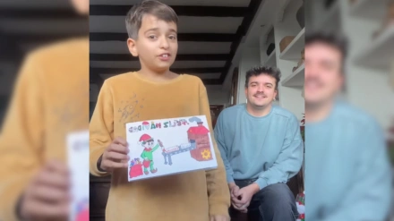 Captura de pantalla del hermano mayor del pequeño Javi