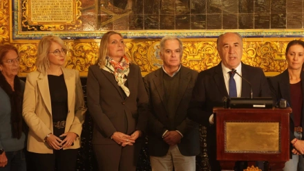 16/01/2026 El alcalde de Algeciras, José Ignacio Landaluce, en una rueda de prensa tras archivarse la denuncia del PSOE en su contraPOLITICA NONO RICO/EUROPA PRESS