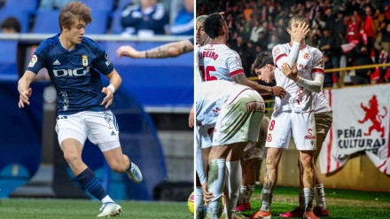 Yayo, jugador de la Cultu y canterano del Oviedo, en Deportes COPE Asturias