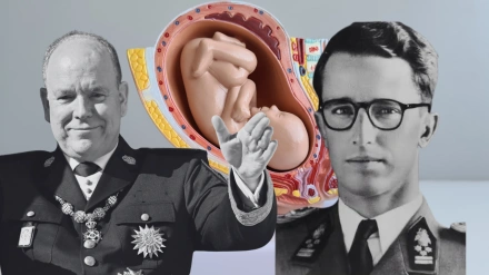 Alberto de Mónaco y Balduino de Bélgica