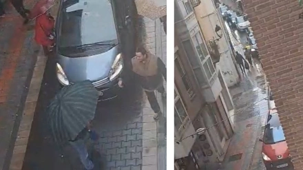 Un peatón indignado paraliza el tráfico de Palencia tras casi ser atropellado en el centro de la ciudad