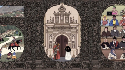 Candela Sierra dibuja los 500 años de la UGR