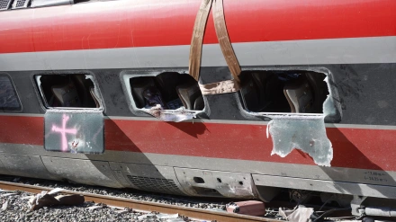 Vagones del tren Iryio siniestrado en el accidente ferroviario de Adamuz, Córdoba