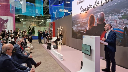 El alcalde de Ourense, Gonzalo Jácome, en su última participación en Fitur tras cinco años sin presencia del Concello de Ourense