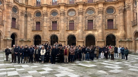 Luto en la Universidad Pontificia de Salamanca por los afectados en la tragedia ferroviaria de Adamuz