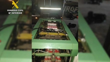 Desmantelada en Alicante una macrofábrica ilegal de tabaco con material valorado en más de tres millones de euros