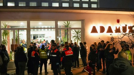 Primeros momentos en Adamuz tras el accidente del domingo