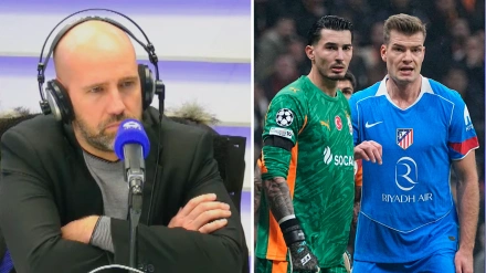 Gonzalo Miró, durante el partido Galatasaray-Atlético de Madrid