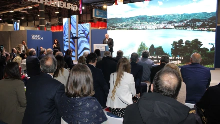 El director-gerente de Expourense, Rogelio Martínez, presenta las citas internacionales