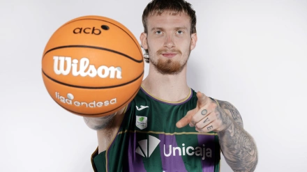 Olek Balcerowski.Sesion de fotos oficial de la ACB.Temporada 2025-2026.Palacio de los Deportes Jose Maria Martin Carpena.