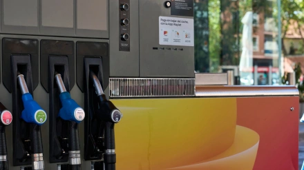 Surtidor de Gasolina de Repsol