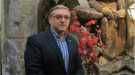 Jordi Curcó, president de l'Agrupació Ilerdenca de Pessebristes