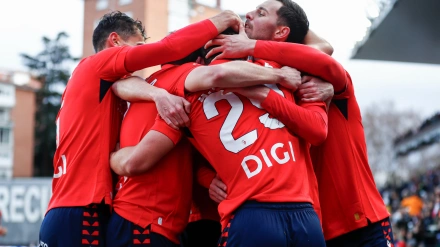 Osasuna gana en Vallecas